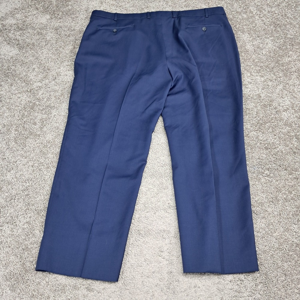 Ballin Comfort-EZE Mens Navy‎ Blue 100 Wool Dress Pants Made in Canada 42x26 - Picture 6 of 12